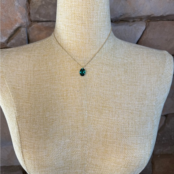 New🌟Anthropologie-Emerald Pendant Necklace